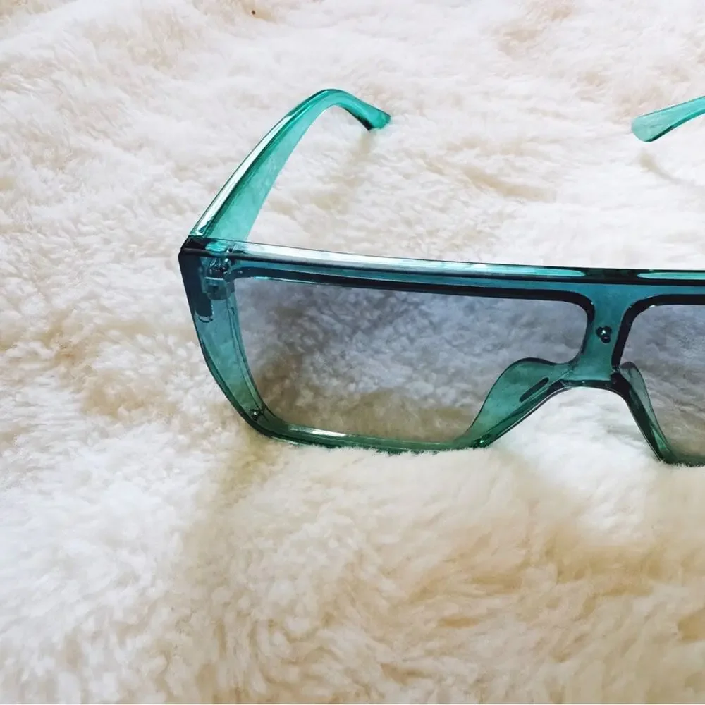 Greta Green Oversized Statement Sunglasses